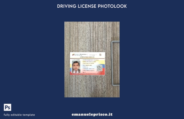 stile verificato patente di guida venezuelana presente modello frontale photoloo